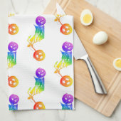 レインボーバイク キッチンタオル (四つ折り)