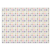 レインボーバタフライパターン テーブルクロス (正面(横))