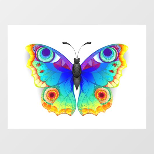 レインボーバタフライピーコックアイ ウィンドウサイン (シート)