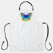 レインボーバタフライピーコックアイ エプロン (正面)