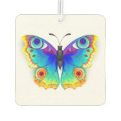 レインボーバタフライピーコックアイ カーエアーフレッシュナー (裏面)