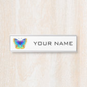 レインボーバタフライピーコックアイ サインプレート (正面)