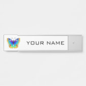 レインボーバタフライピーコックアイ サインプレート (正面)