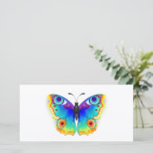 レインボーバタフライピーコックアイ サンキューカード (スタンド正面)