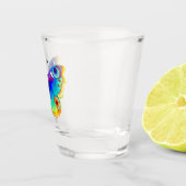 レインボーバタフライピーコックアイ ショットグラス (右)