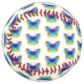 レインボーバタフライピーコックアイ ソフトボール (正面左)