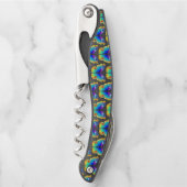 レインボーバタフライピーコックアイ ソムリエナイフ (正面)