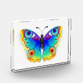 レインボーバタフライピーコックアイ フォトブロック (左)