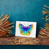 レインボーバタフライピーコックアイ フォトプラーク (側面)