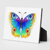 レインボーバタフライピーコックアイ フォトプラーク (側面)