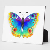 レインボーバタフライピーコックアイ フォトプラーク (側面)