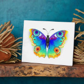 レインボーバタフライピーコックアイ フォトプラーク (側面)