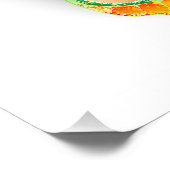 レインボーバタフライピーコックアイ フォトプリント            (角)