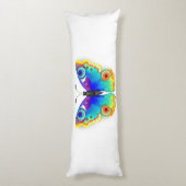 レインボーバタフライピーコックアイ ボディピロー (裏面 (縦))