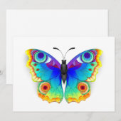 レインボーバタフライピーコックアイ 案内状 (正面/裏面)