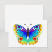 レインボーバタフライピーコックアイ 案内状 (正面/裏面)