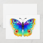レインボーバタフライピーコックアイ 案内状 (正面/裏面)