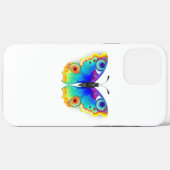 レインボーバタフライピーコックアイ Case-Mate iPhoneケース (裏面 (横))