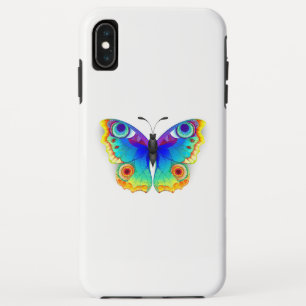 レインボーバタフライピーコックアイ iPhone XS MAXケース