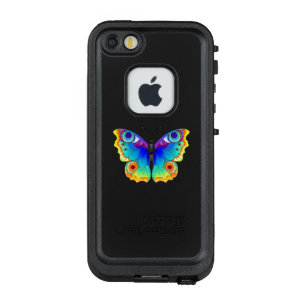 レインボーバタフライピーコックアイ LifeProof FRÄ’ iPhone SE/5/5sケース