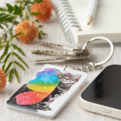 レインボーバタフライプリンセスキッテン キーホルダー (正面右)