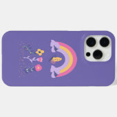 レインボーバタフライ雲花 Case-Mate iPhoneケース (裏面 (横))