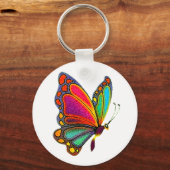 レインボーバタフライ キーホルダー (正面)