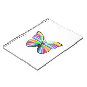レインボーバタフライ ノートブック (左側)