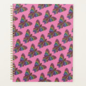 レインボーバタフライ（ピンク） -プランナー プランナー手帳 (正面)