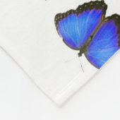 レインボーバタフライ フリースブランケット (角)