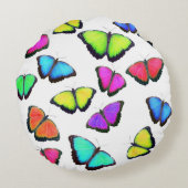 レインボーバタフライ ラウンドクッション (裏面)