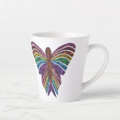 レインボーバタフライ – ラテマグカップ(12oz) カフェラテマグ (右)