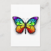 レインボーバタフライ(昆虫)オオカバマダラ、モナーク エンクロージャーカード (正面)