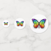 レインボーバタフライ（昆虫）オオカバマダラ、モナーク コンフェッティ (裏面)