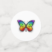 レインボーバタフライ（昆虫）オオカバマダラ、モナーク コンフェッティ (スモール正面)