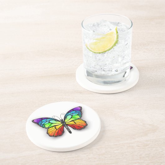 レインボーバタフライ(昆虫)オオカバマダラ、モナーク コースター (側面)