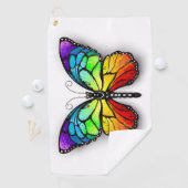 レインボーバタフライ（昆虫）オオカバマダラ、モナーク ゴルフタオル