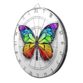 レインボーバタフライ（昆虫）オオカバマダラ、モナーク ダーツボード (正面右)