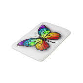 レインボーバタフライ(昆虫)オオカバマダラ、モナーク バスマット (アングル)