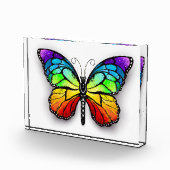 レインボーバタフライ（昆虫）オオカバマダラ、モナーク フォトブロック (右)
