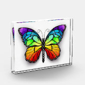 レインボーバタフライ（昆虫）オオカバマダラ、モナーク フォトブロック (左)