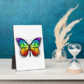 レインボーバタフライ（昆虫）オオカバマダラ、モナーク フォトプラーク (側面)