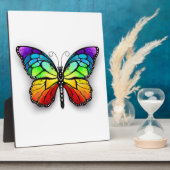 レインボーバタフライ（昆虫）オオカバマダラ、モナーク フォトプラーク (側面)