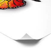 レインボーバタフライ（昆虫）オオカバマダラ、モナーク フォトプリント            (角)