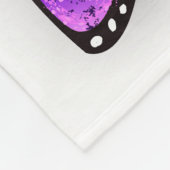 レインボーバタフライ（昆虫）オオカバマダラ、モナーク フリースブランケット (角)