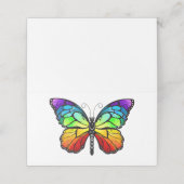 レインボーバタフライ（昆虫）オオカバマダラ、モナーク プレイスカード (外部開封)