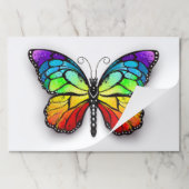 レインボーバタフライ（昆虫）オオカバマダラ、モナーク ペーパーパッド (折り畳み)