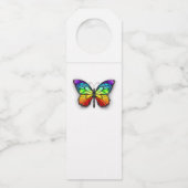 レインボーバタフライ（昆虫）オオカバマダラ、モナーク ボトルネックタグ (正面)