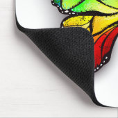 レインボーバタフライ（昆虫）オオカバマダラ、モナーク マウスパッド (コーナー)