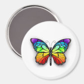 レインボーバタフライ(昆虫)オオカバマダラ、モナーク マグネット (正面/裏面)